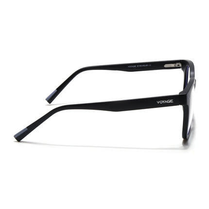 Voyage Black Square Eyeglasses for Men & Women (SV009FMG7495-C3)
