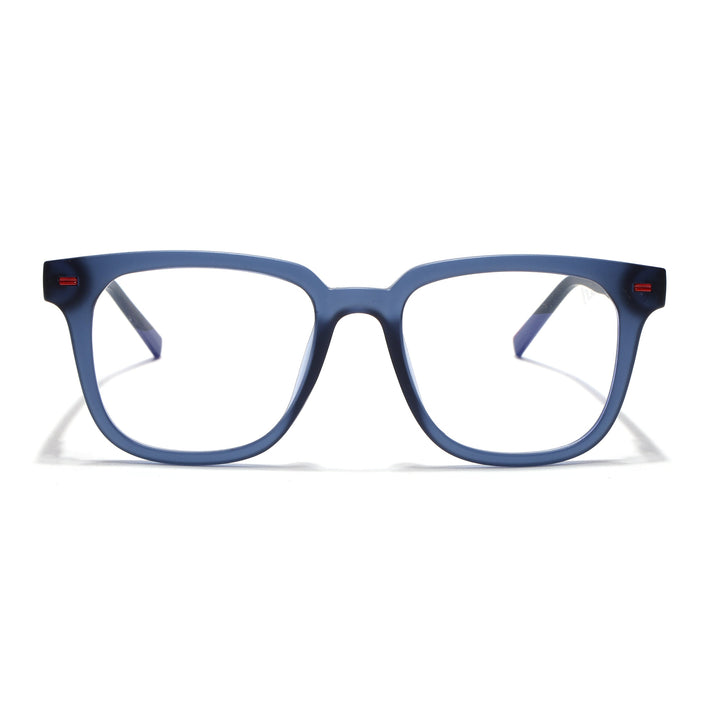 Voyage Blue Square Eyeglasses for Men & Women (SV009FMG7498-C6)