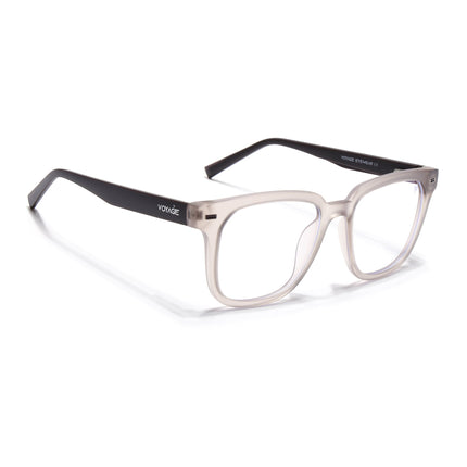 Voyage Brown Square Eyeglasses for Men & Women (SV009FMG7499-C7)
