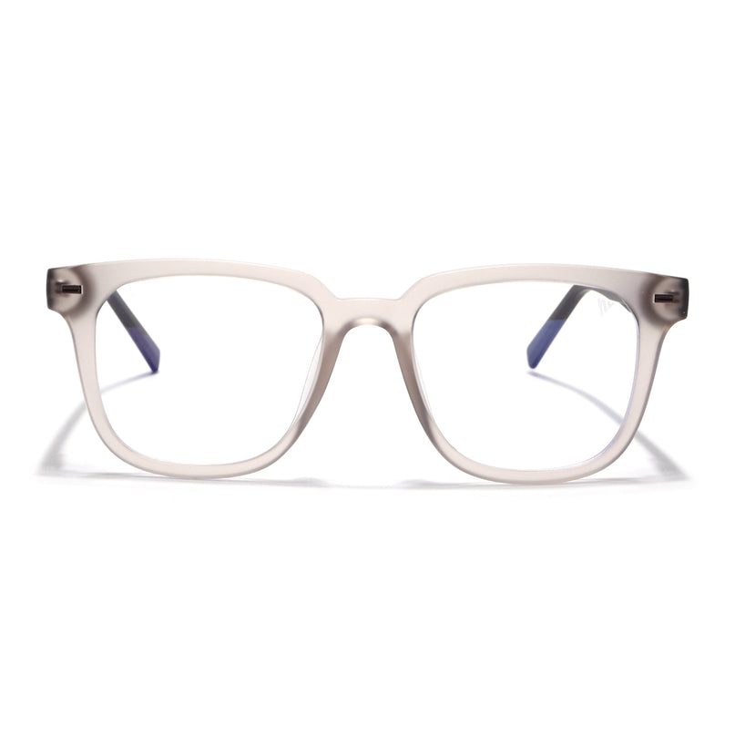 Voyage Brown Square Eyeglasses for Men & Women (SV009FMG7499-C7)