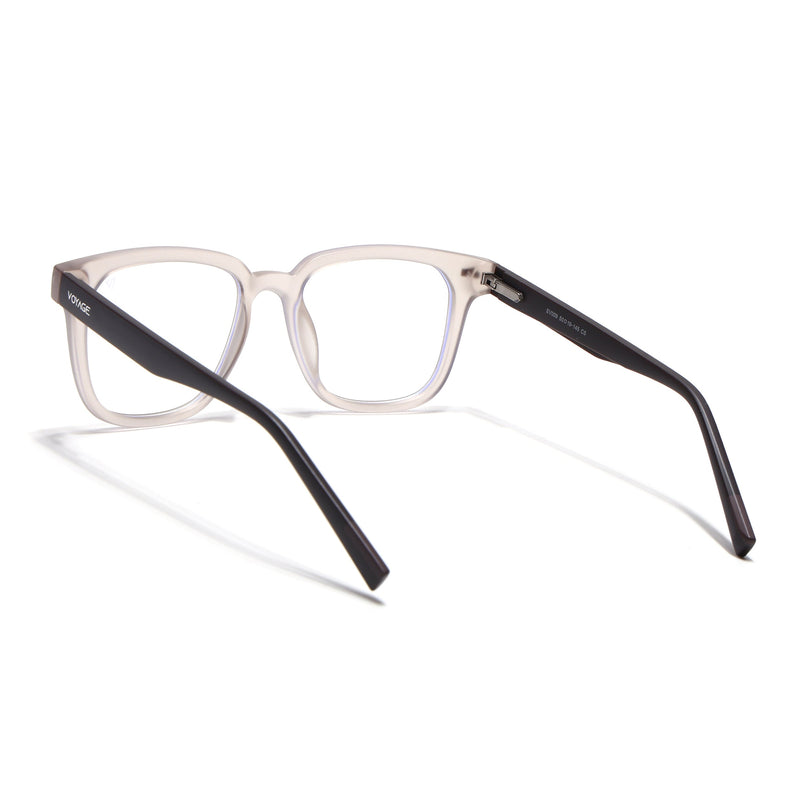 Voyage Brown Square Eyeglasses for Men & Women (SV009FMG7499-C7)