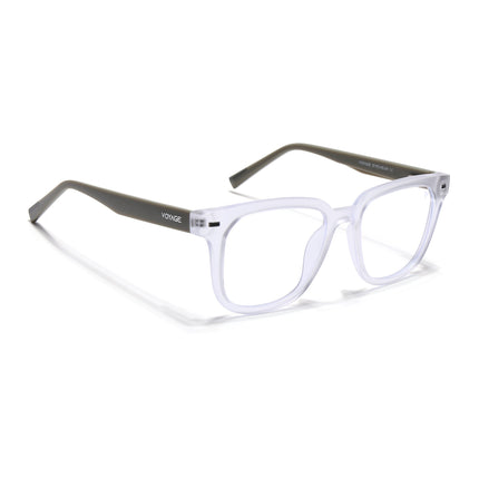 Voyage Transparent Square Eyeglasses for Men & Women (SV009FMG7500-C8)