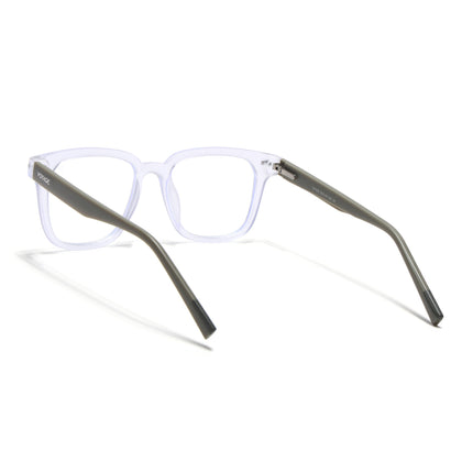 Voyage Transparent Square Eyeglasses for Men & Women (SV009FMG7500-C8)
