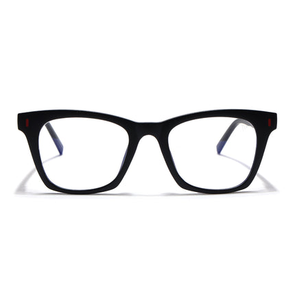 Voyage Black Wayfarer Eyeglasses for Men & Women (SV010FMG7501-C1)