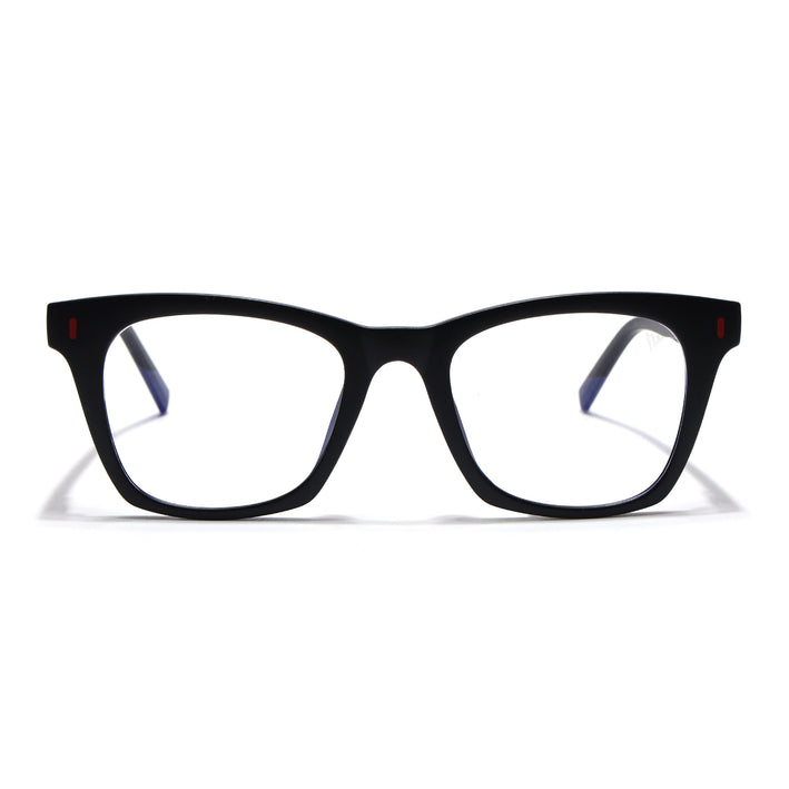 Voyage Black Wayfarer Eyeglasses for Men & Women (SV010FMG7501-C1)