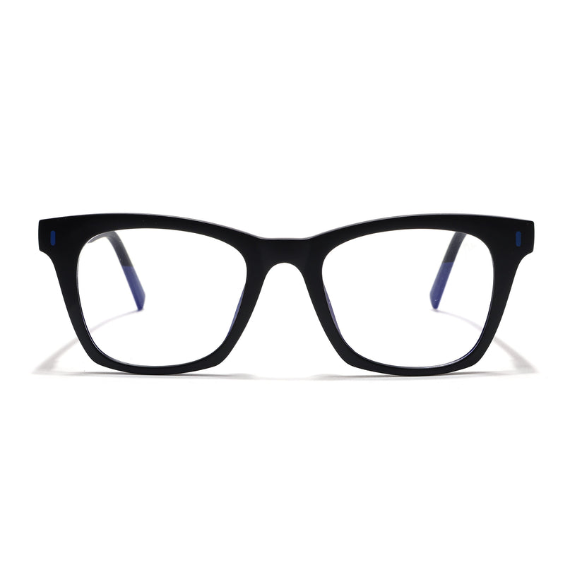 Voyage Black Wayfarer Eyeglasses for Men & Women (SV010FMG7502-C2)