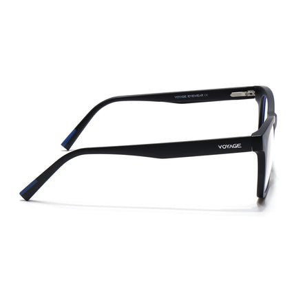 Voyage Black Wayfarer Eyeglasses for Men & Women (SV010FMG7502-C2)
