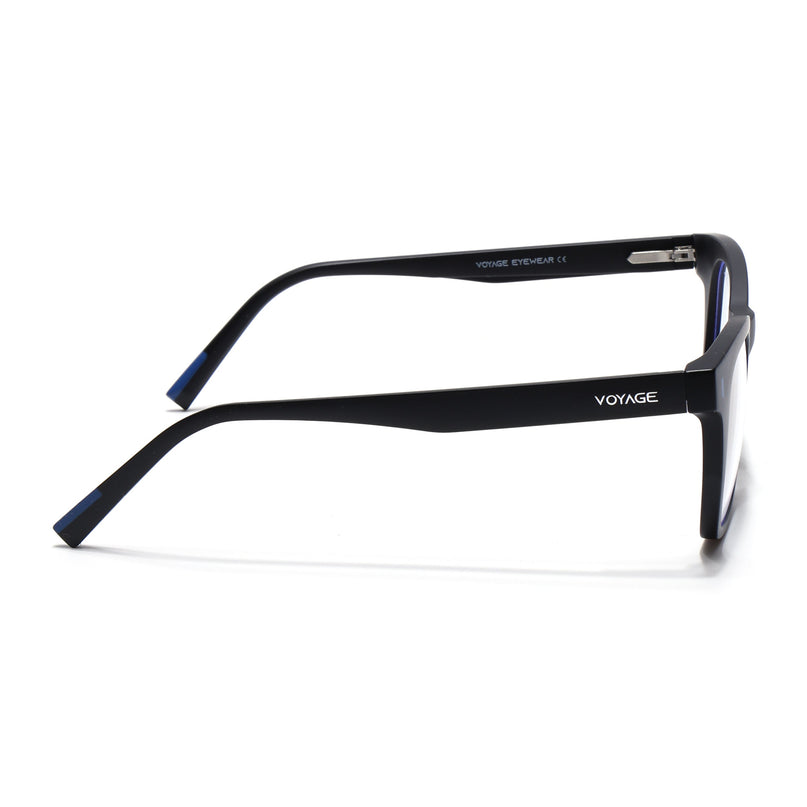 Voyage Black Wayfarer Eyeglasses for Men & Women (SV010FMG7502-C2)
