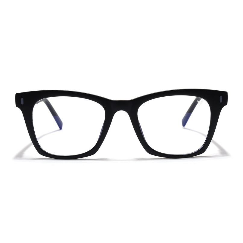 Voyage Black Wayfarer Eyeglasses for Men & Women (SV010FMG7503-C3)