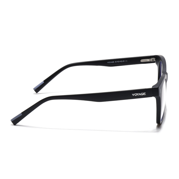 Voyage Black Wayfarer Eyeglasses for Men & Women (SV010FMG7503-C3)