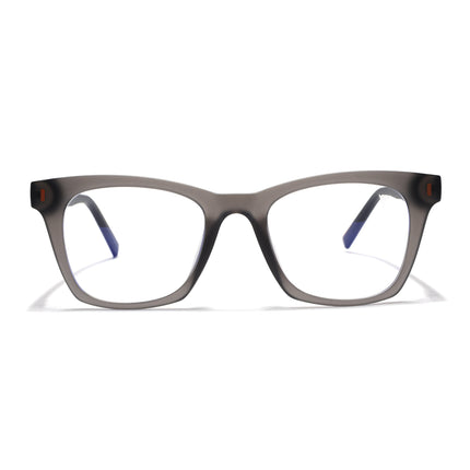 Voyage Dark Grey Wayfarer Eyeglasses for Men & Women (SV010FMG7504-C4)