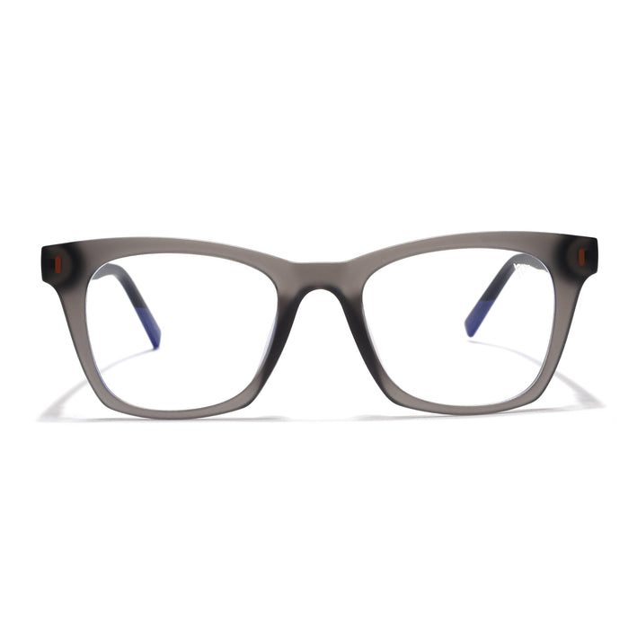 Voyage Dark Grey Wayfarer Eyeglasses for Men & Women (SV010FMG7504-C4)