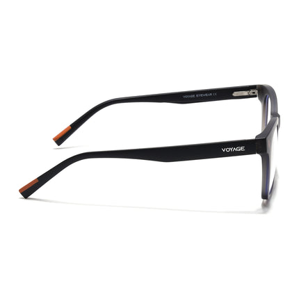 Voyage Dark Grey Wayfarer Eyeglasses for Men & Women (SV010FMG7504-C4)