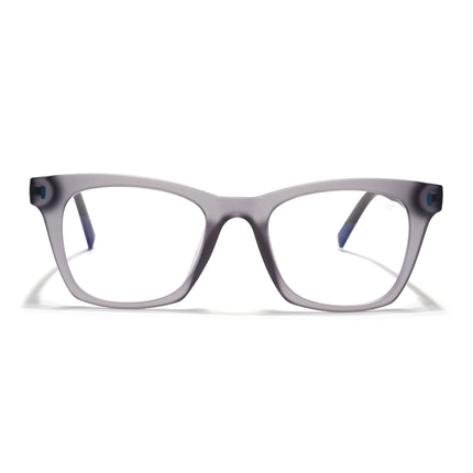 Voyage Light Grey Wayfarer Eyeglasses for Men & Women (SV010FMG7505-C5)