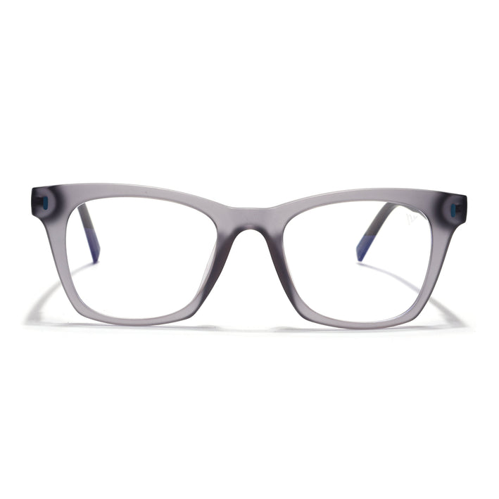 Voyage Light Grey Wayfarer Eyeglasses for Men & Women (SV010FMG7505-C5)
