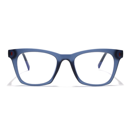 Voyage Blue Wayfarer Eyeglasses for Men & Women (SV010FMG7506-C6)