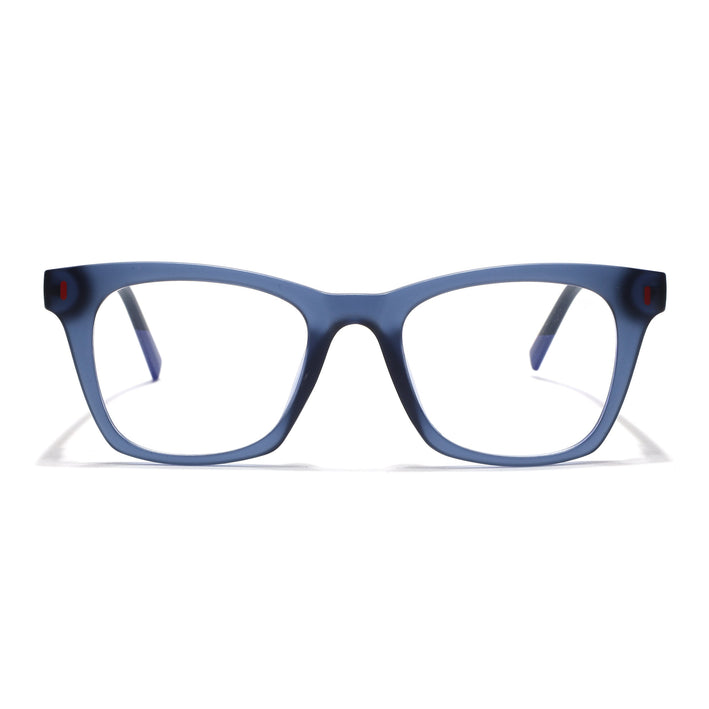 Voyage Blue Wayfarer Eyeglasses for Men & Women (SV010FMG7506-C6)