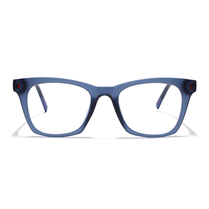 Voyage Blue Wayfarer Eyeglasses for Men & Women (SV010FMG7506-C6)