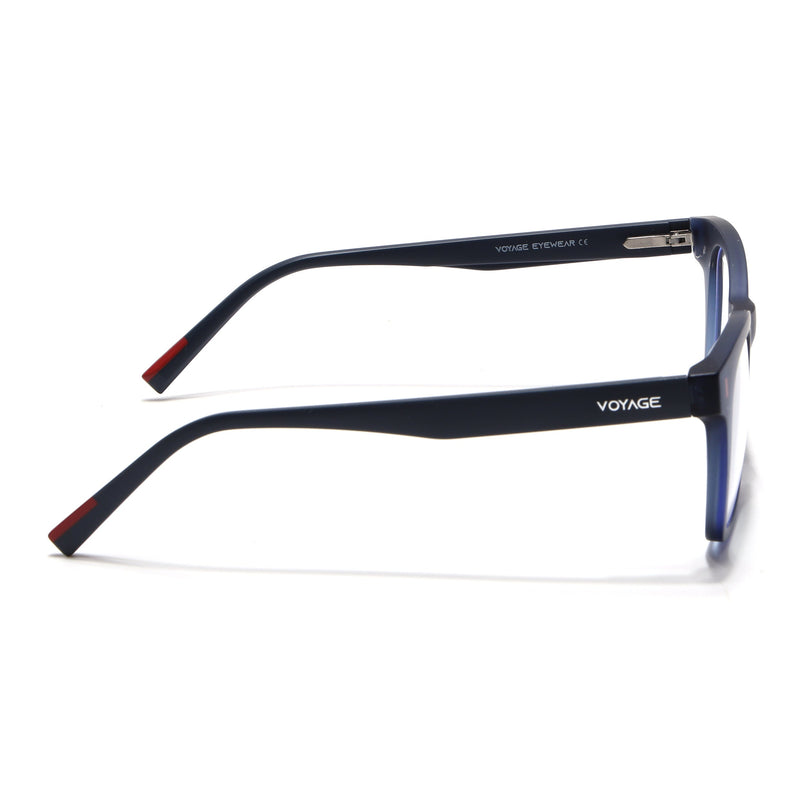 Voyage Blue Wayfarer Eyeglasses for Men & Women (SV010FMG7506-C6)
