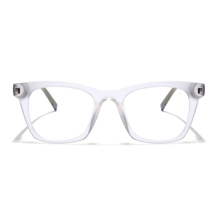 Voyage Transparent Wayfarer Eyeglasses for Men & Women (SV010FMG7508-C8)