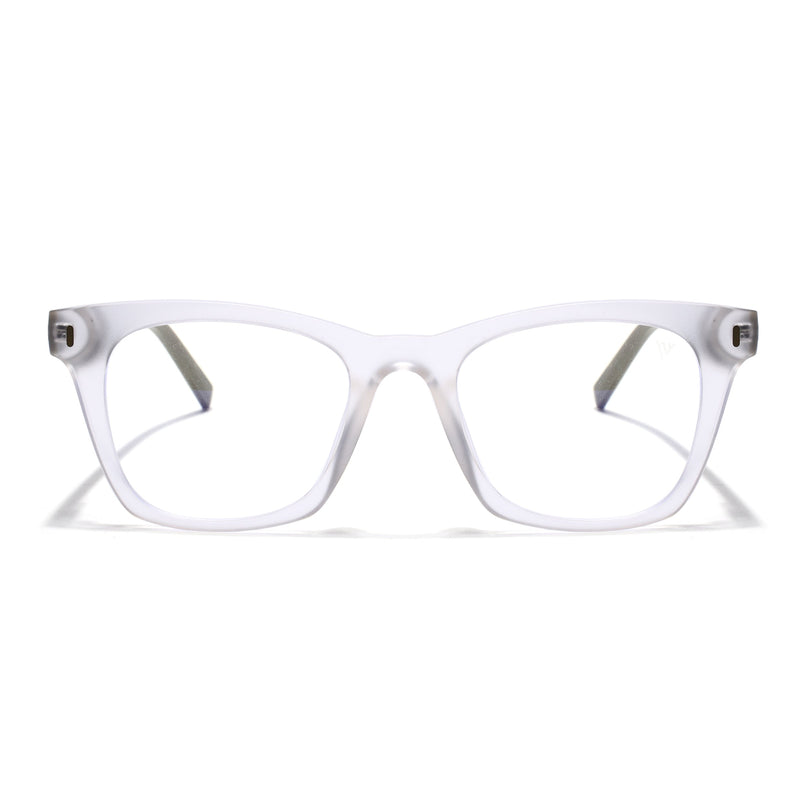 Voyage Transparent Wayfarer Eyeglasses for Men & Women (SV010FMG7508-C8)
