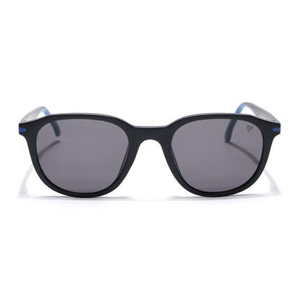 Wayfarer Polarized Sunglasses for Men & Women (Black Lens | Black Frame - PMG7397)