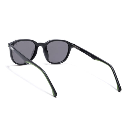 Wayfarer Polarized Sunglasses for Men & Women (Black Lens | Black Frame - PMG7398)