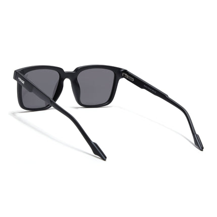 Square Polarized Sunglasses for Men & Women (Black Lens | Black Frame - PMG7415)