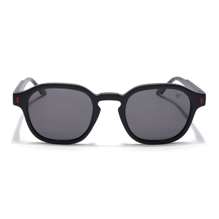 Wayfarer Polarized Sunglasses for Men & Women (Black Lens | Black Frame - PMG7421)