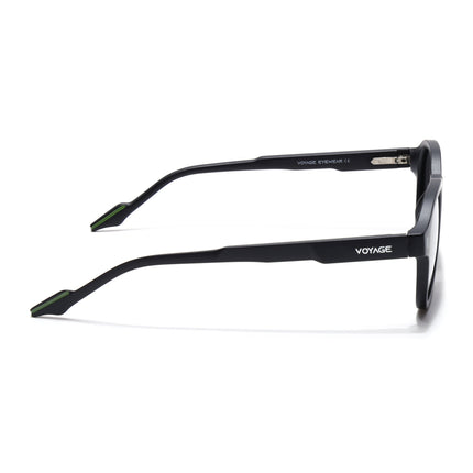 Wayfarer Polarized Sunglasses for Men & Women (Black Lens | Black Frame - PMG7423)