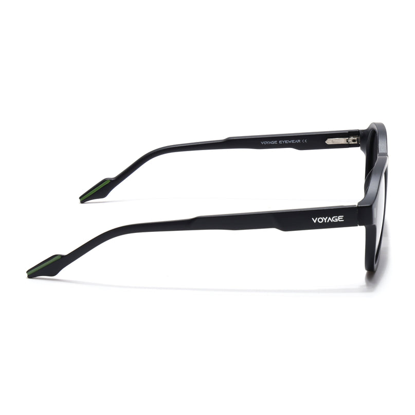 Wayfarer Polarized Sunglasses for Men & Women (Black Lens | Black Frame - PMG7423)