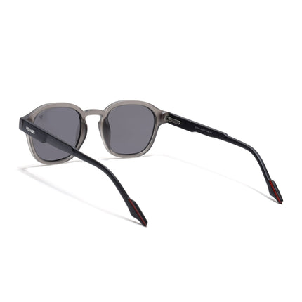 Wayfarer Polarized Sunglasses for Men & Women (Black Lens | Grey Frame - PMG7424)