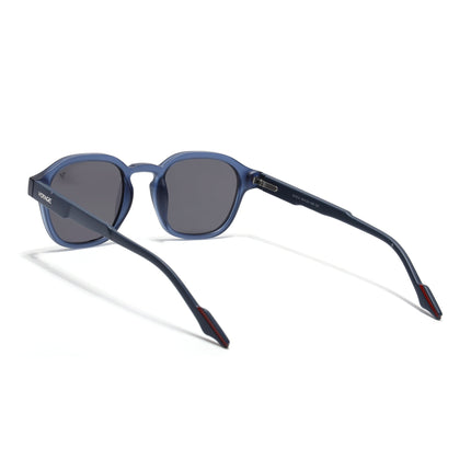 Wayfarer Polarized Sunglasses for Men & Women (Black Lens | Blue Frame - PMG7425)