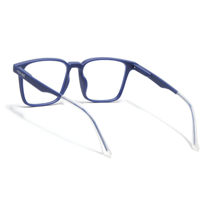 Voyage Blue Square Eyeglasses for Men & Women (T001FMG7174-C3)