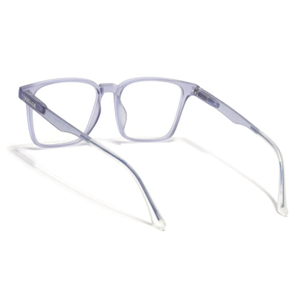 Voyage Light Grey Square Eyeglasses for Men & Women (T001FMG7175-C4)