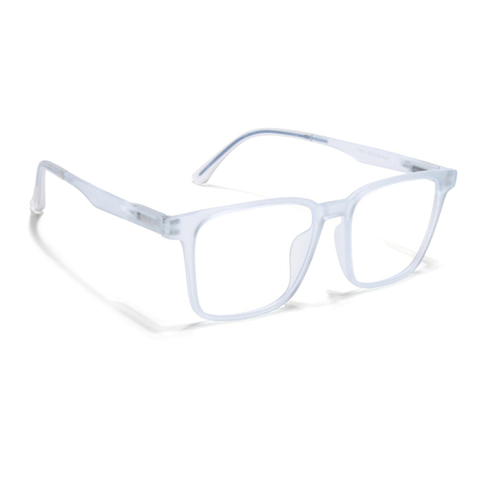 Voyage Aqua Square Eyeglasses for Men & Women (T001FMG7176-C5)