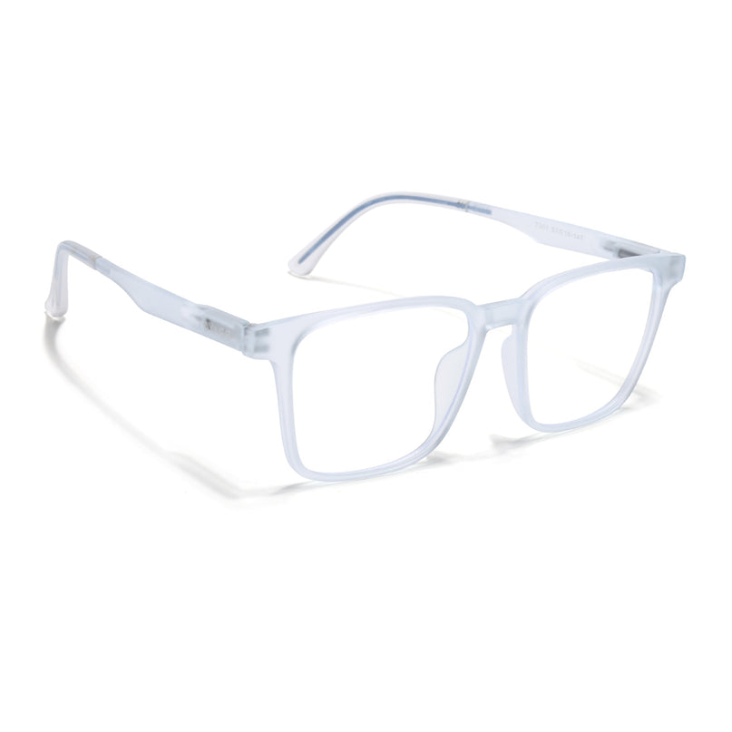 Voyage Aqua Square Eyeglasses for Men & Women (T001FMG7176-C5)