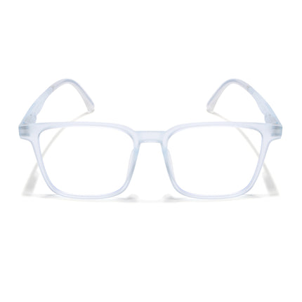 Voyage Aqua Square Eyeglasses for Men & Women (T001FMG7176-C5)