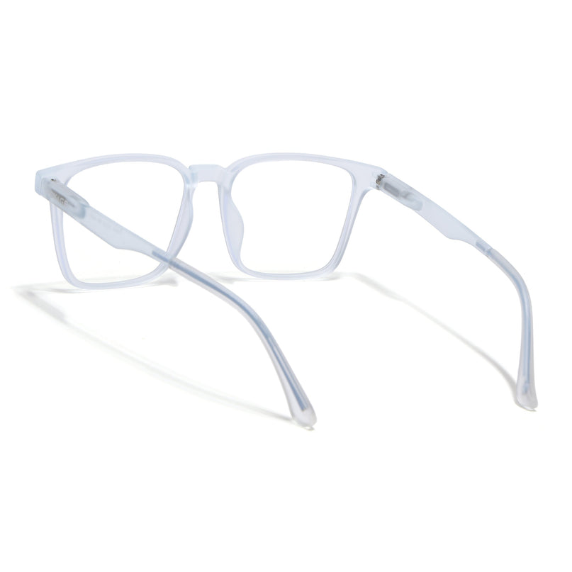 Voyage Aqua Square Eyeglasses for Men & Women (T001FMG7176-C5)