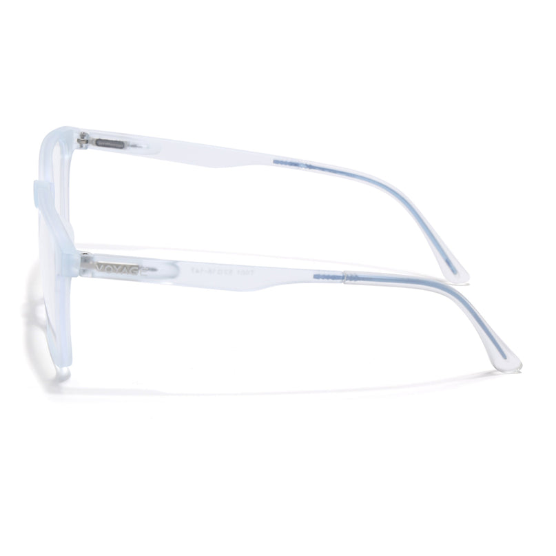 Voyage Aqua Square Eyeglasses for Men & Women (T001FMG7176-C5)