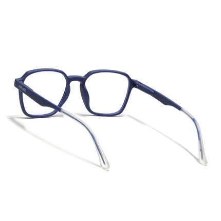 Voyage Blue Square Eyeglasses for Men & Women (T002FMG7179-C3)