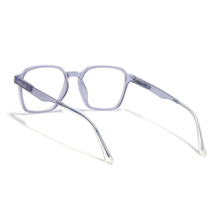 Voyage Light Grey Square Eyeglasses for Men & Women (T002FMG7180-C4)