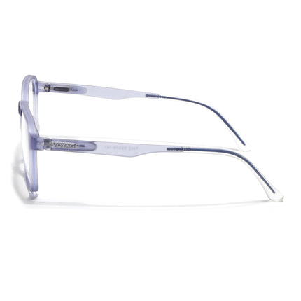Voyage Light Grey Square Eyeglasses for Men & Women (T002FMG7180-C4)