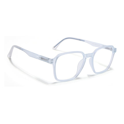 Voyage Aqua Square Eyeglasses for Men & Women (T002FMG7181-C5)