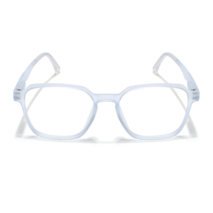 Voyage Aqua Square Eyeglasses for Men & Women (T002FMG7181-C5)