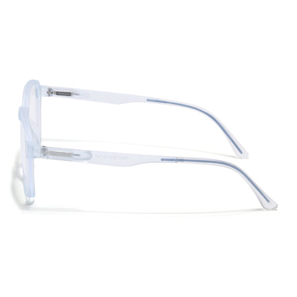 Voyage Aqua Square Eyeglasses for Men & Women (T002FMG7181-C5)