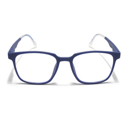 Voyage Blue Square Eyeglasses for Men & Women (T003FMG7184-C3)