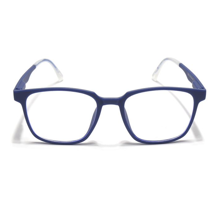 Voyage Blue Square Eyeglasses for Men & Women (T003FMG7184-C3)