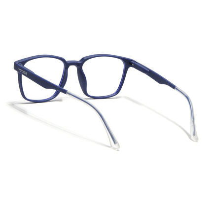 Voyage Blue Square Eyeglasses for Men & Women (T003FMG7184-C3)