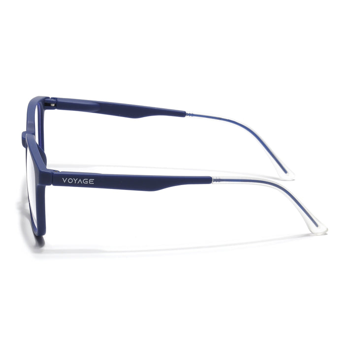 Voyage Blue Square Eyeglasses for Men & Women (T003FMG7184-C3)